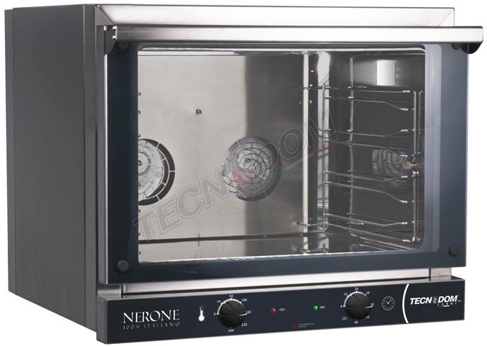 Tecnodom Forno a Convezione Manuale NERONE - N°4 Teglie GN1/1 - Gastronomia