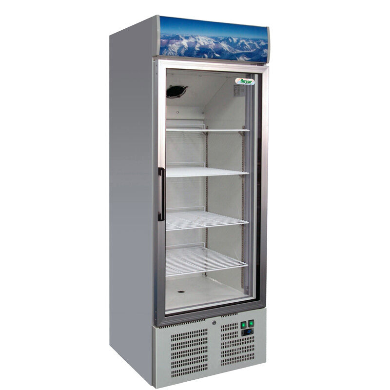 FORCAR Armadio Refrigerato Statico SNACK340 Porta Singola Vetro - 331 Lt