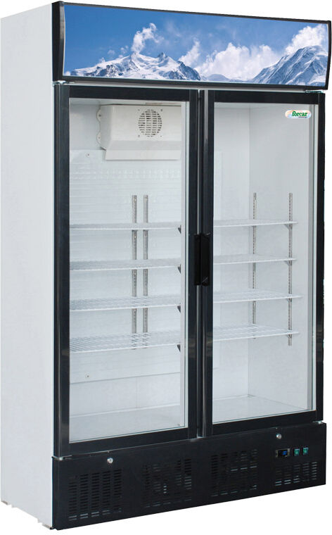 FORCAR Armadio Refrigerato Statico SNACK638 Porta Doppia Vetro - 620 Lt