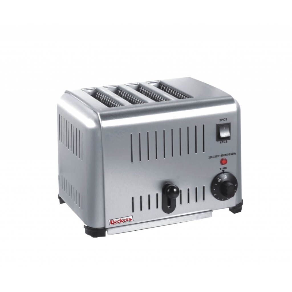 Beckers Toaster Inox EV4 - 4 Forni