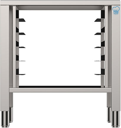 Tavolo fisso con supporti per teglie per forni 4-6-10 Teglie