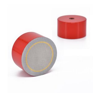 SuperMagneter Alnico Pot Magnet Ø 35 X 20 Mm   Innvendig Gjenge M6   Tåler 450°c