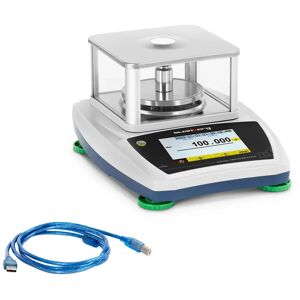 Steinberg Systems Precision Scale - 120 g / 0.001 g - Ã˜ 98 mm - Touch-LCD - Glass draft shield SBS-LW-120-MAXT