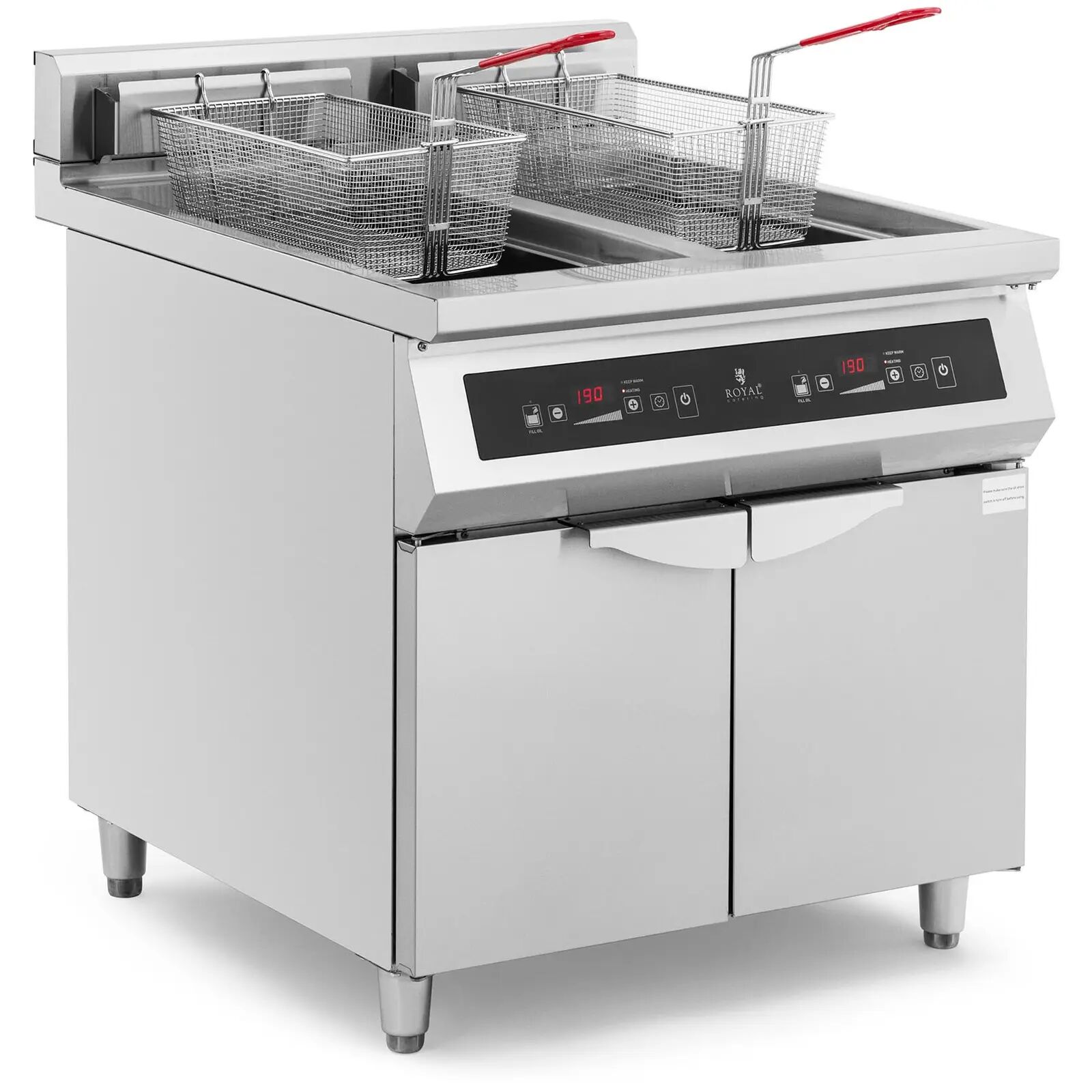 Photos - Fryer Royal Catering Induction  - 2 x 30 L - 60 to 190 °C -  RCIN-700-01 rci 