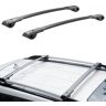 VEVOR Roof Rack Cross Bars, Fit for 2014-2022 Subaru Forester with Raised Side Rails, 200 lbs Load Capacity, Aluminum Crossbars with Locks, for Rooftop Cargo Carrier Bag Luggage Kayak Bike