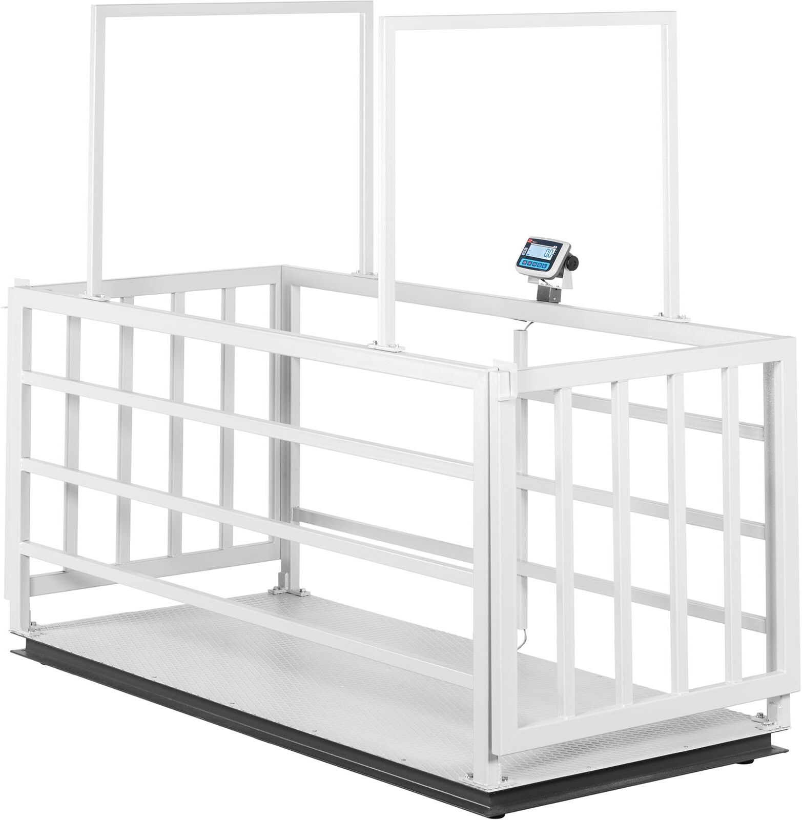 TEM Tierwaage - geeicht - 500 g (0-1.500 kg) / 1 kg (1.500-3.000 kg) - tiergerecht mit Gitter - LCD