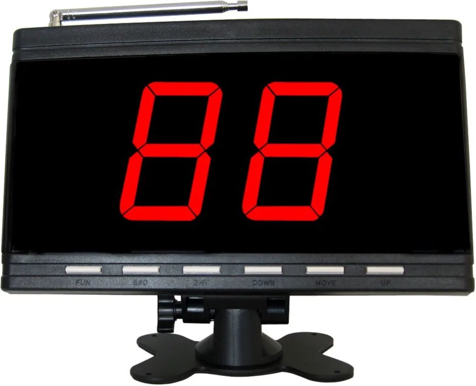 SINGCALL Paging System for Restaurant, Wireless Calling System, Coffee Shop,Office,Factory APE9000 Black Receiver