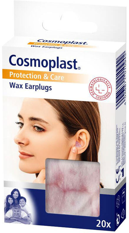 Cosmoplast Tapones oídos cera 20 u