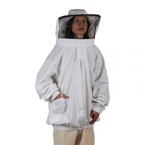 Apiculture.net - Matériel apicole français Blouson avec chapeau et voile - M