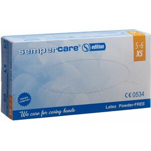 Sempercare Edition Handschuhe Latex XS ung 100 Stk 100 ct