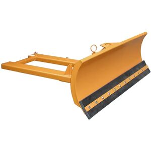 eurokraft pro Schneeschieber für Gabelstapler, Gummischürfleiste, Schildbreite 1800 mm