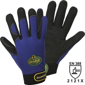 Leipold+Döhle Handschuhe ALLROUNDER, royalblau / schwarz, 1 Paar, Größe 9 (L)