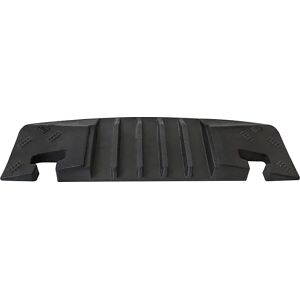 kaiserkraft Kabelbrücke, mittelgroß, Abschlusselement, Nut, LxBxH 590 x 190 x 50 mm, schwarz