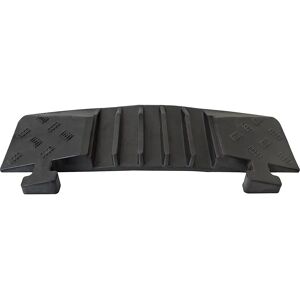 kaiserkraft Kabelbrücke, mittelgroß, Abschlusselement, Zapfen, LxBxH 590 x 190 x 50 mm, schwarz