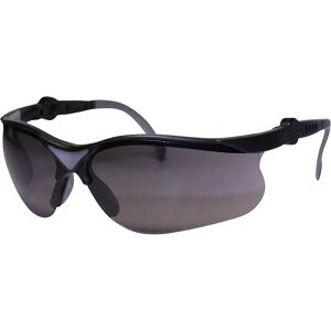 kaiserkraft IONIC Schutzbrille mit UV-Schutz, Sichtscheibe grau, grau/schwarz