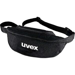 Uvex Vollsichtbrillenetui 9954501, für alle Bügel- und Vollsichtbrillen, schwarz mit Gürtelschlaufe