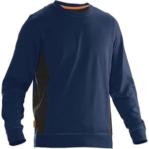 Leipold+Döhle Sweatshirt, dunkelblau / schwarz, Größe L