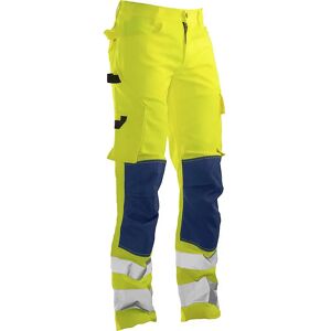 Leipold+Döhle Handwerker-Hose Hi-Vis, gelb/dunkelblau, 44