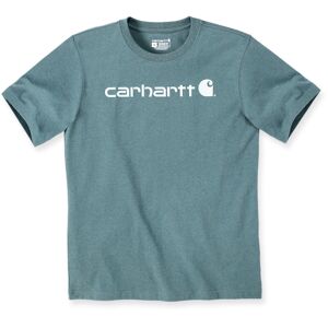 Carhartt EMEA Core Logo Workwear Short Sleeve T-Shirt XL Grün Blau