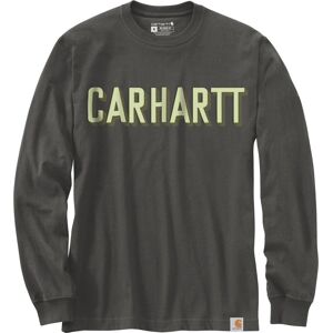 Carhartt Workwear Logo Langarmshirt S Schwarz Grau