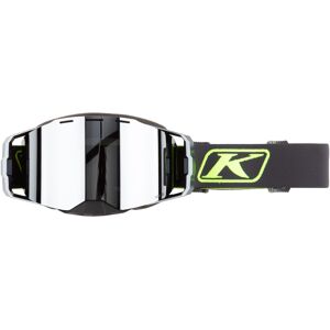 Klim Edge Focus Asphalt Hi-Vis Snowmobil Brille Einheitsgröße Schwarz