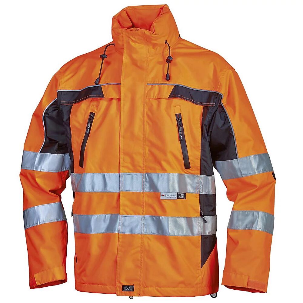 Leipold+Döhle Warnschutzjacke TAMBORA leuchtorange / schwarz Größe XL