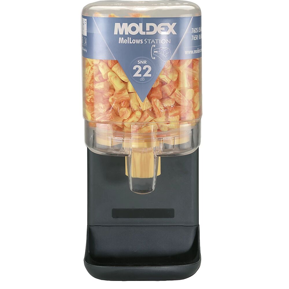MOLDEX Gehörschutzstation MelLows® gelb, SNR 22 dB inklusive 250 Paar MelLows®