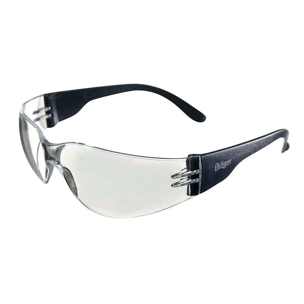 Dräger Schutzbrille X-pect® 8310 extraflache Bügel, VE 3 Stk schwarz