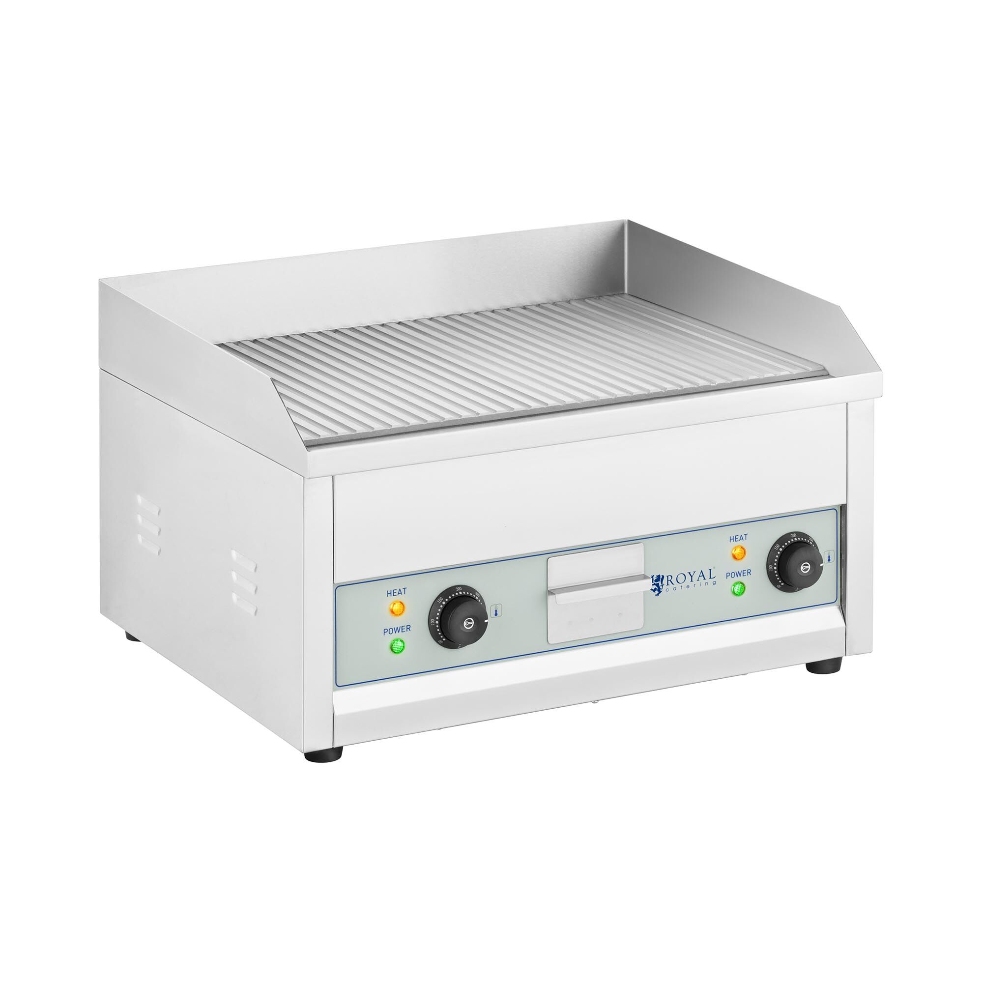 Royal Catering Doppel-Elektrogrill - 600 x 400 mm - Royal Catering - 2 x 2.500 W