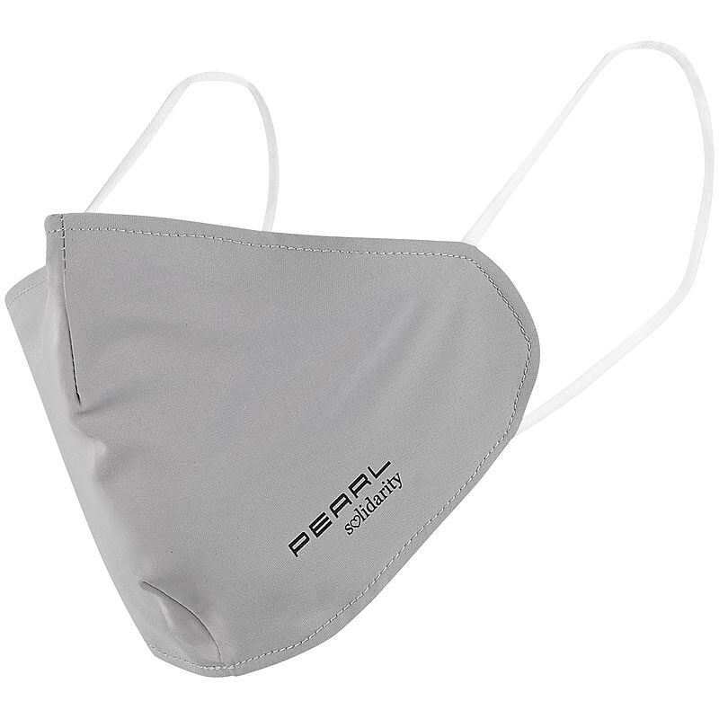 Pearl Mund-Nasen-Stoffmaske mit Filter-Textil, waschbar, Größe M