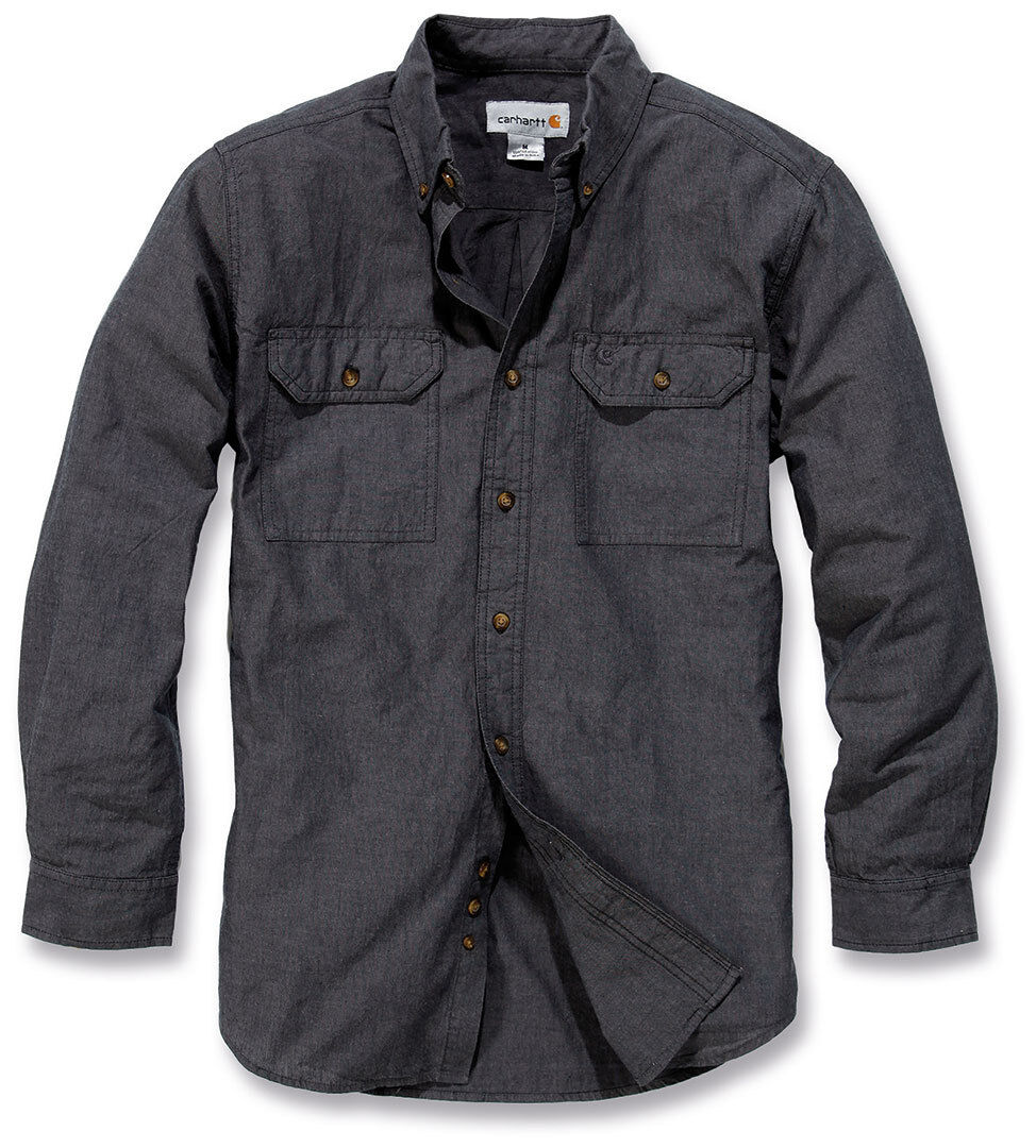 Carhartt Fort Solid Hemd S Grau