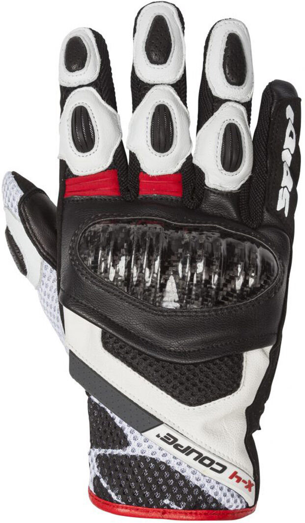 Spidi X-4 Coupé Handschuhe 2XL Schwarz Weiss Rot