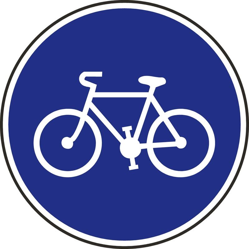 B2B Partner Dopravní značka – stezka pro cyklisty