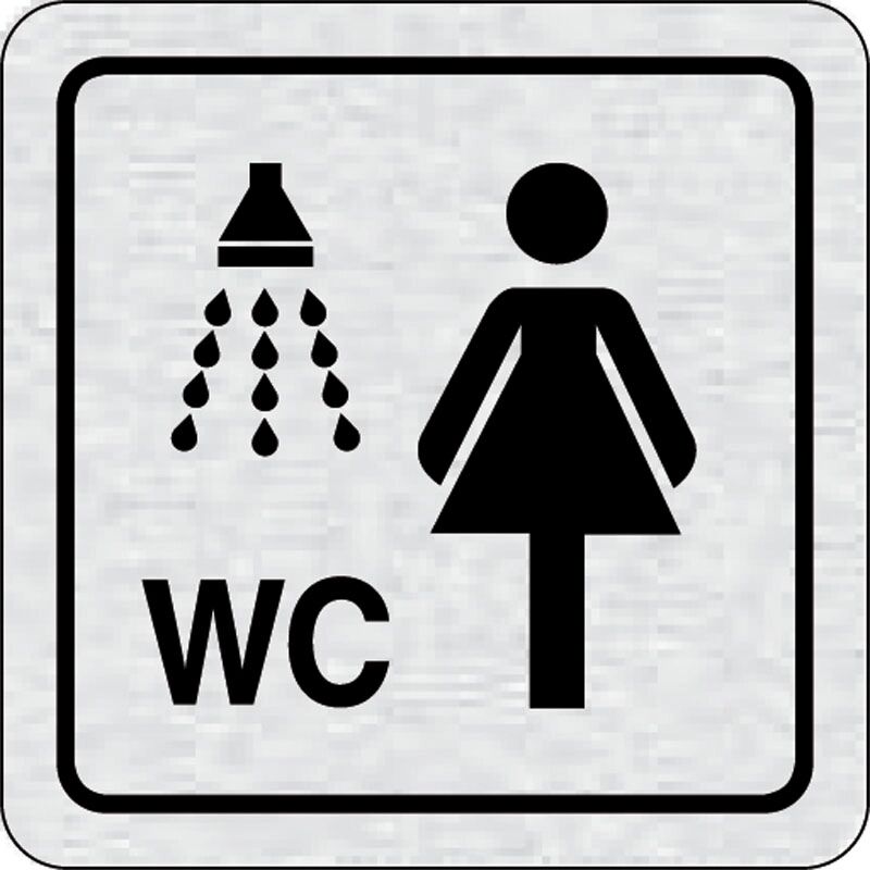 B2B Partner Cedulka na dveře - sprcha, wc ženy