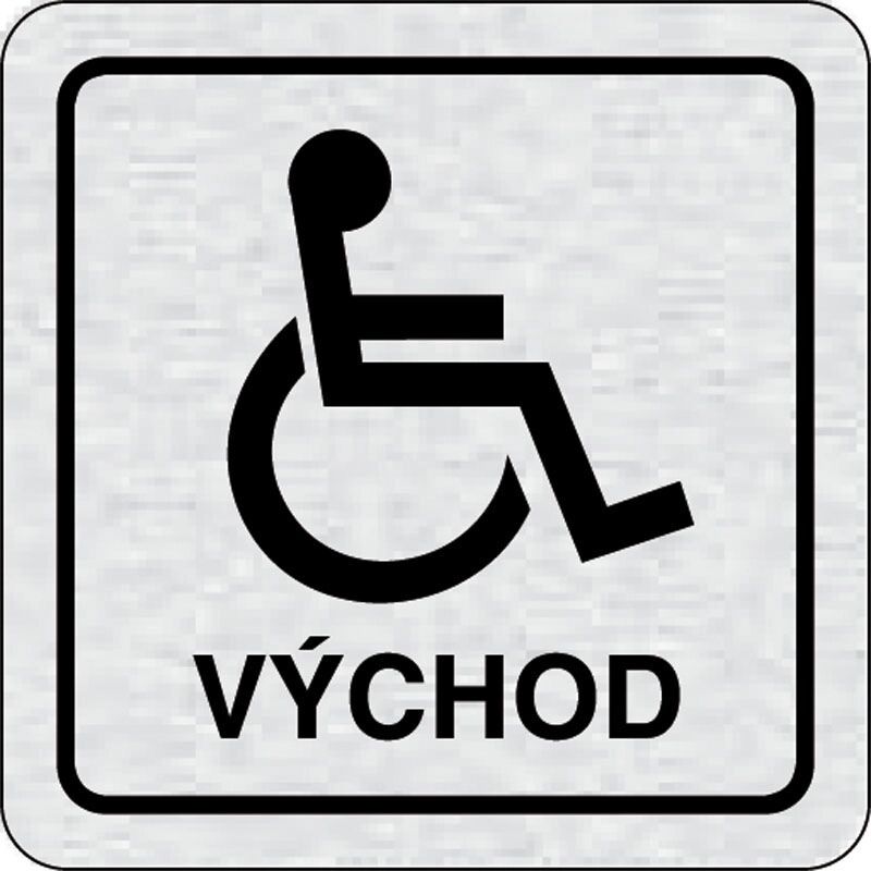 B2B Partner Cedulka na dveře - východ pro invalidy