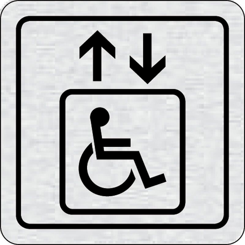 B2B Partner Cedulka na dveře - výtah invalidé