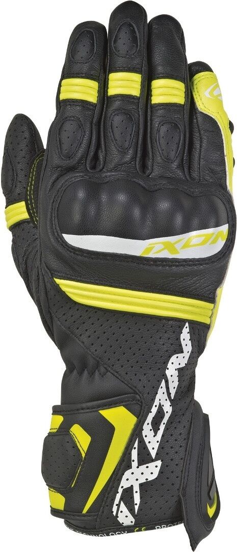 Ixon Rs Tempo Air Motocyklové rukavice 3XL Černá žlutá