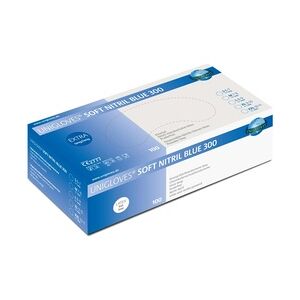 Unigloves 1000 Nitrilhandschuhe Soft Nitril Blue 300 - Gr. M - Chemikalienschutz EN 374