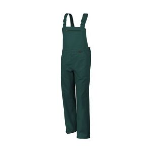 QUALITEX HIGH QUALITY WORKWEAR Qualitex Arbeitshose 'classic'' in grün, Größe: 64 - Latzhose BW 270 g - klassischer Blaumann