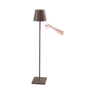 Zafferano Poldina Pro XXL Corten wiederaufladbare und dimmbare LED-Lampe 150cm