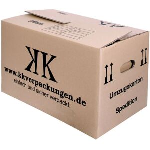 Midori - 40x Umzugskartons 660 x 360 x405mm stabil xxl umzug karton 2-wellig Profi - Braun