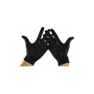 ETING Nitril-Handschuhe Größe l (100 Einheiten), Nitril Einmalhandschuhe, schwarz Nitril-Handschuhe, schwarz Einweg-Handschuhe, Nitril-Handschuhe