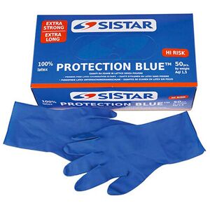 551.2970.10 Handschuhe Schutz blau Größe 10 50 pieces - Sistar