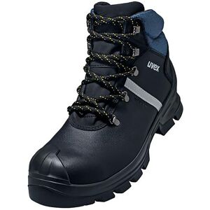 2 construction Stiefel S3 schwarz, blau Weite 12 Gr. 47 - Schwarz - Uvex