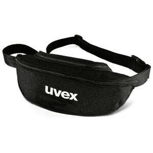 UVEX Textiletui schwarz groß - mit zwei Fächern für je eine Bügelbrille und eine Vollsichtbrille