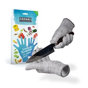 Lacari Home & Living Schnittschutzhandschuhe 1 Paar Schnittfeste Handschuhe Lacari Original - Sehr Gut Grau L/XL (1er Pack)