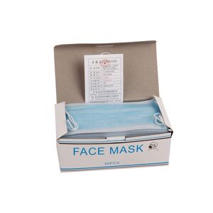 Axis24 GmbH 50 X Maske Mundschutz Sparpack Atemschutz Blau 3 lagig