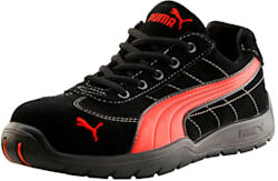 Puma S1P HRO Moto Protect Sicherheitsschuhe   Mit Aucun   Schwarz/Rot   Größe: 46