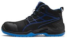 Puma Sicherheitsschuhe Krypton Blue Mid Für Herren   Mit Aucun   Schwarz/Blau   Größe: 44