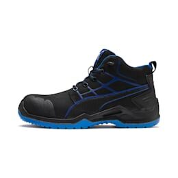 Puma Sicherheitsschuhe Krypton Blue Mid Für Herren   Mit Aucun   Schwarz/Blau   Größe: 45